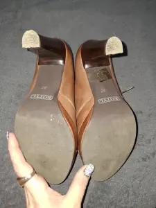 Полуботинки кожа