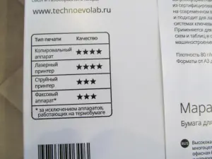 Бумага Марафон Стандарт (РФ), формат А4, 500 листов