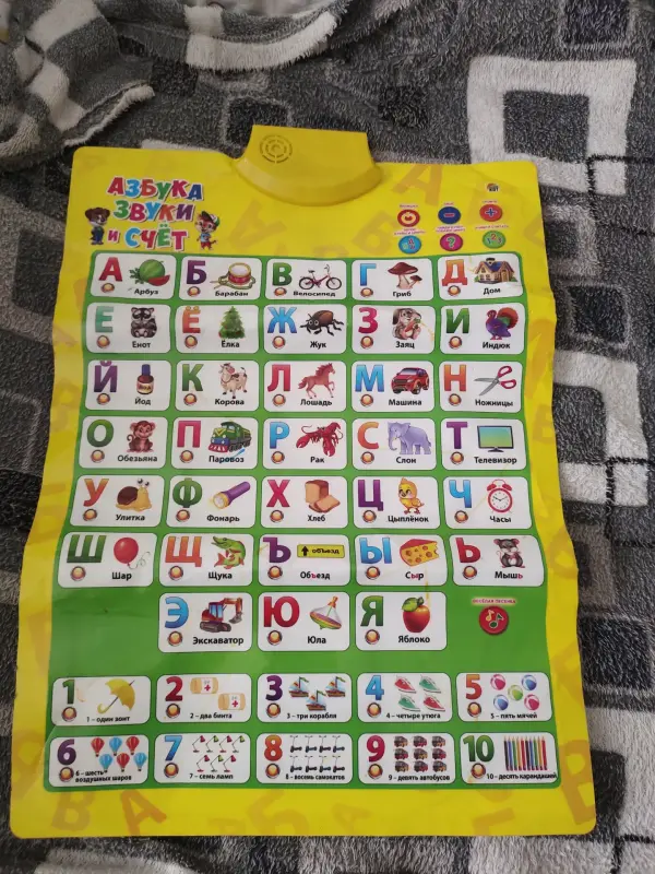 Азбука звуки и счёт для детей