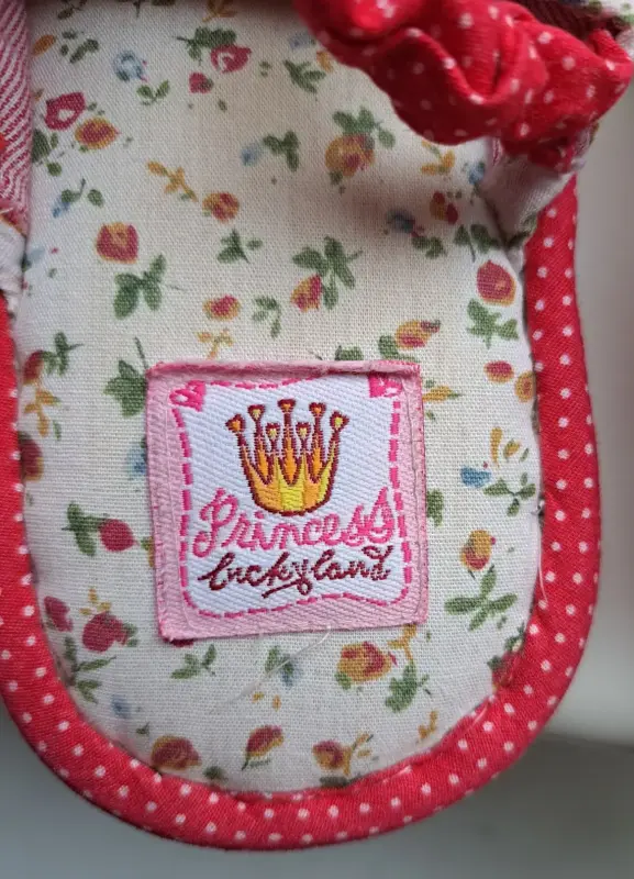 Тапки красные с розами Принцесса, бу, р.30 ( 19см) - Вся Беларусь - 237988 - Доска объявлений Kupika.by - Фото 3