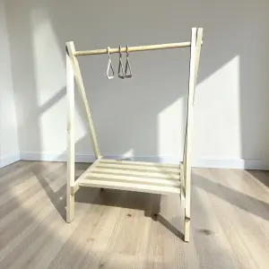 Вешалка напольная из массива сосны, новая