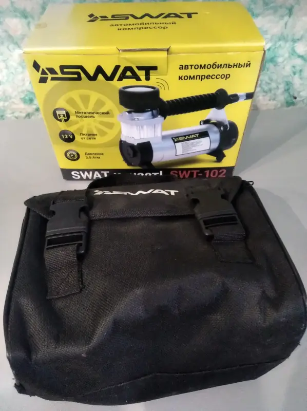 Автомобильный компрессор Swat SWT-102 - Вся Беларусь - 237693 - Доска объявлений Kupika.by - Фото 2
