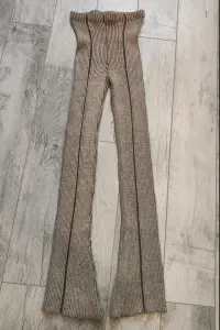 Клёш Вязаные леггинсы