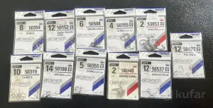 Крючки  65 пачек  +  россыпью  100 шт