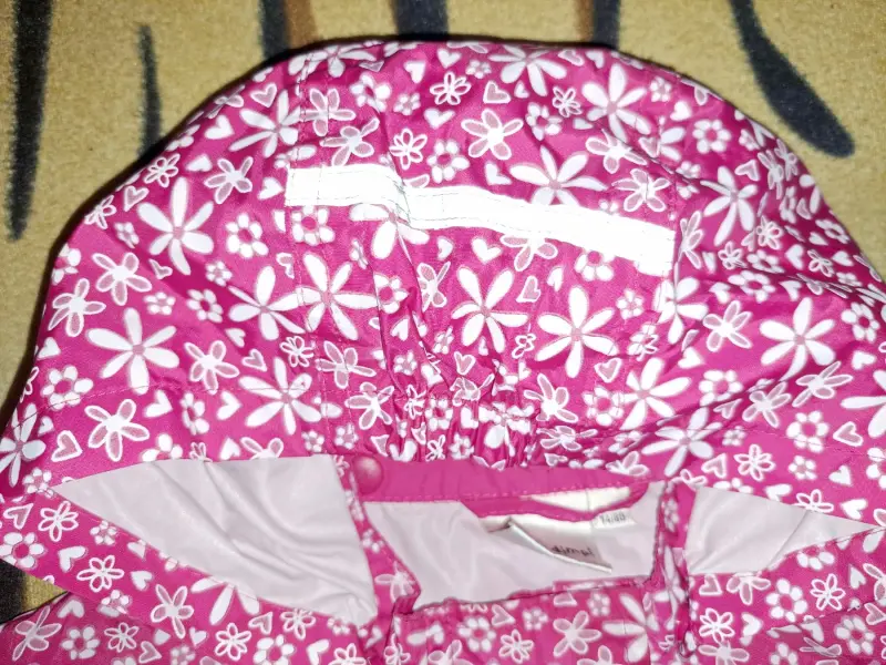 Куртка-ветровка розовая в цветочки, р.74-80 ((7мес-1,5года) - Красная Слобода - 237051 - Доска объявлений Kupika.by - Фото 2
