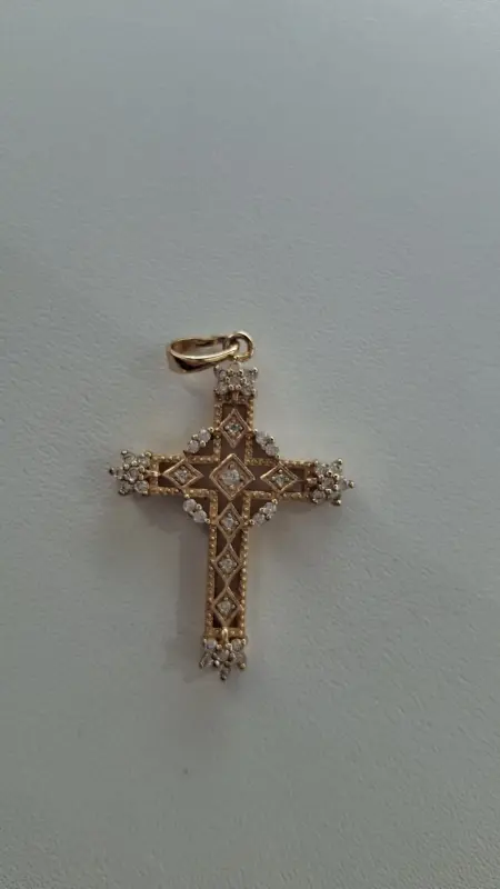 Крестик, медзолото