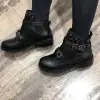 Модные ботинки в байкерском стиле чёрного цвета с пряжками р.36 - Вся Беларусь - 236297 - Доска объявлений Kupika.by - Фото 2