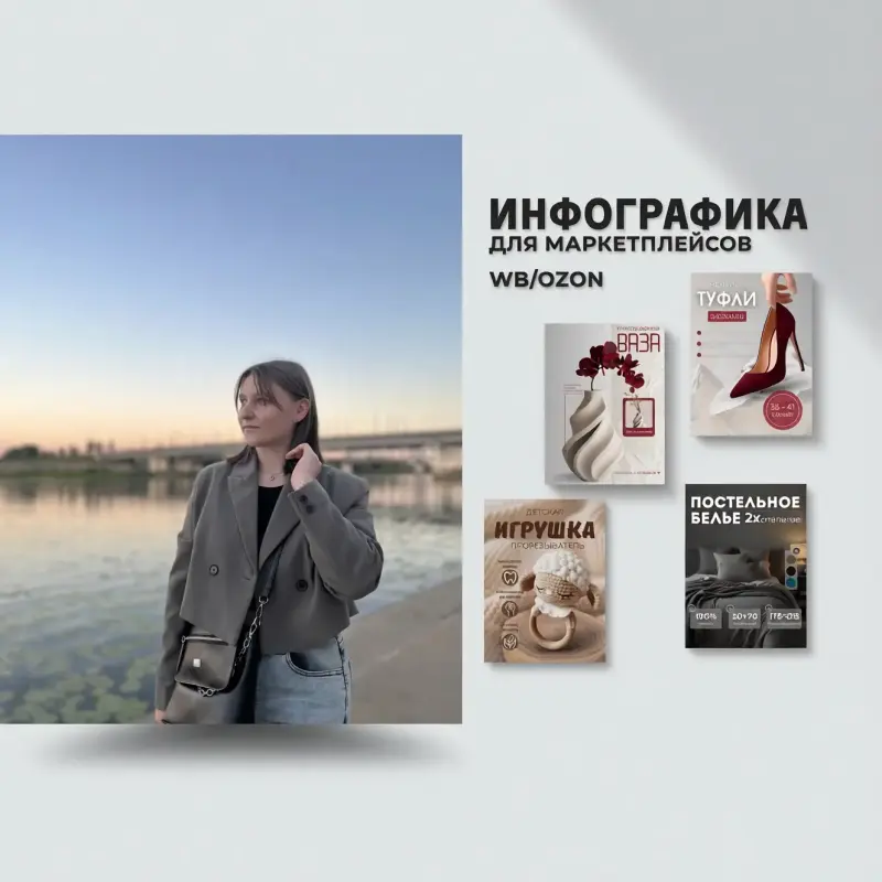 Инфографика для маркетплейсов Wildberries/Ozon
