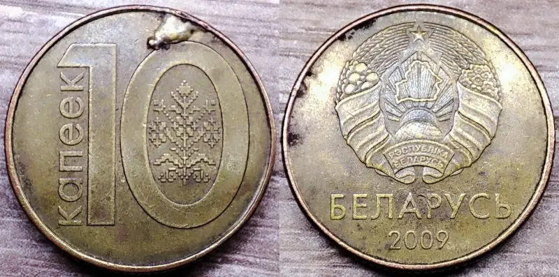 10 копеек 2009 РБ Наплывы и вздутия плакировок - Вся Беларусь - 236281 - Доска объявлений Kupika.by - Фото 5