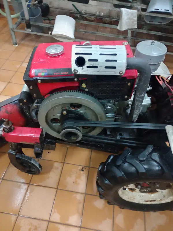 Мотоблок с прицепом и навесным