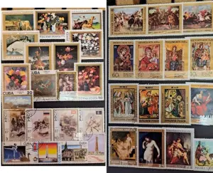 Альбом с марками-310шт