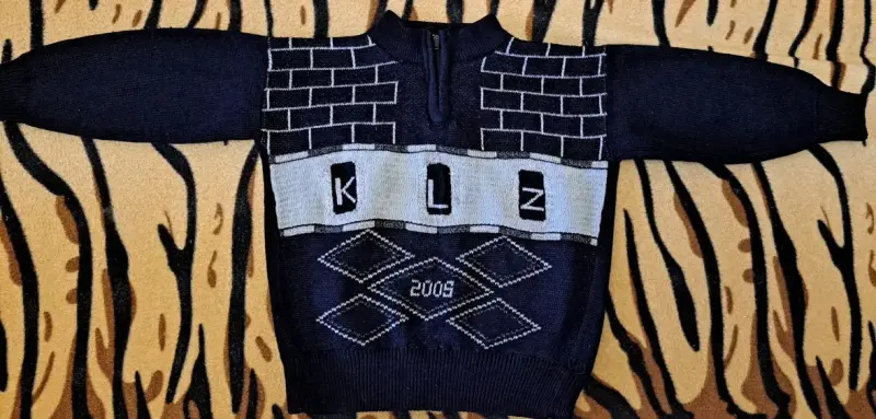 Свитер синий на р.98 (на 3-4г), б.у