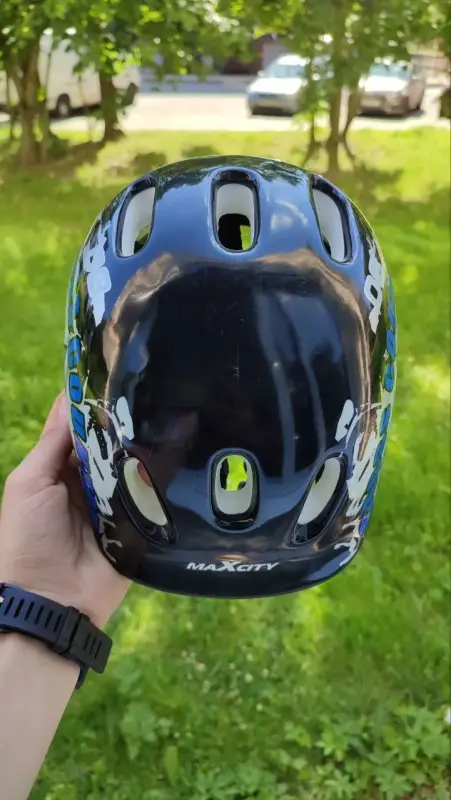 Велошлем детский MaXcity размер M (≈56 - 59 см) черный. - Вся Беларусь - 238429 - Доска объявлений Kupika.by - Фото 3