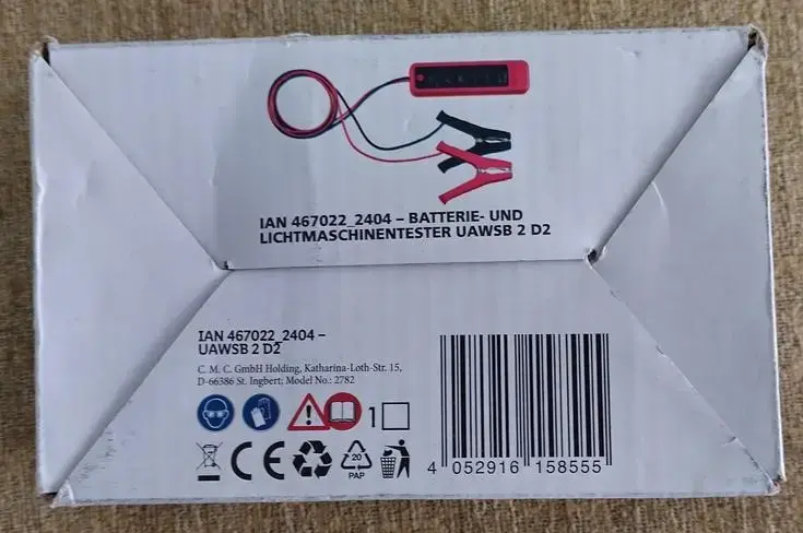 Тестер MyPROJECT для аккумулятора и генератора (Германия) - Вся Беларусь - 236338 - Доска объявлений Kupika.by - Фото 8