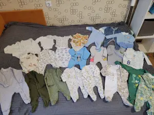 Большой лот одежды от 0-9 месяцев