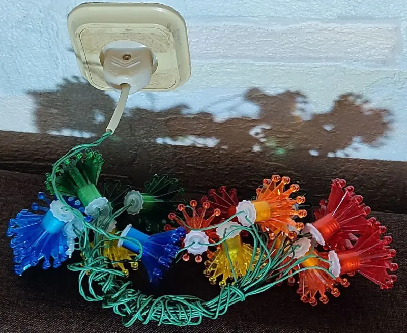 Ёлочная гирлянда 'Снежинка' СССР - Вся Беларусь - 236771 - Доска объявлений Kupika.by - Фото 4