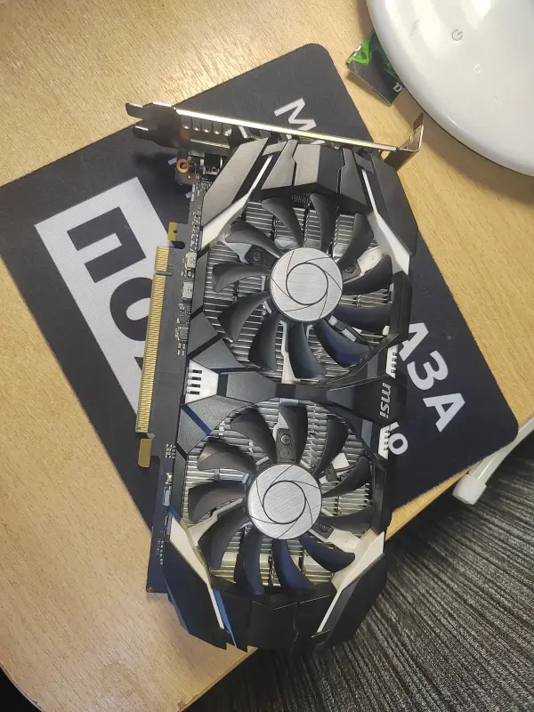 Видеокарта m msi 1050 dual