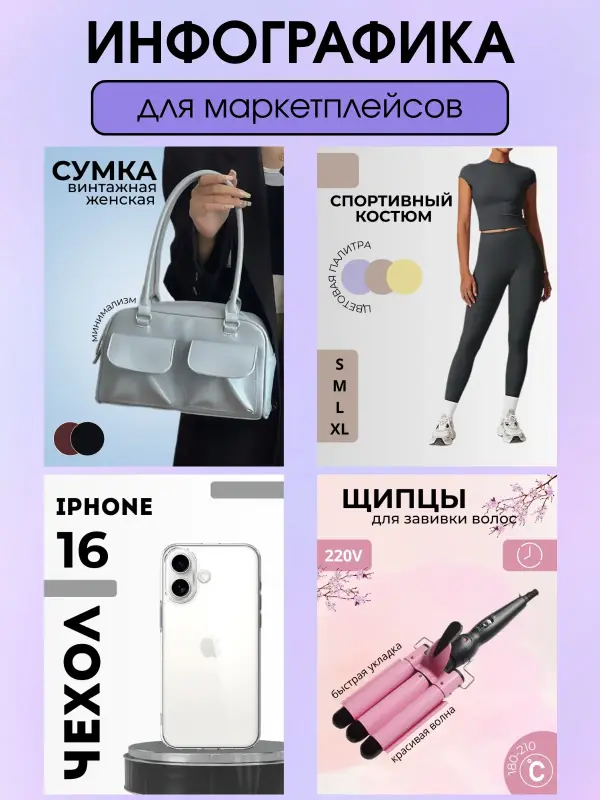 Инфографика для маркетплейсов