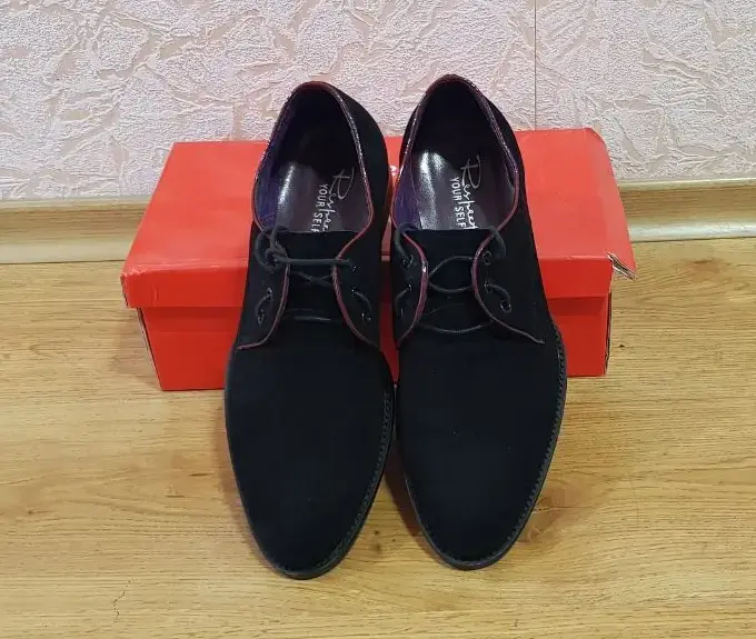 Зимняя, летняя и демисезонная обувь - Мужские полуботинки туфли дерби чёрные, велюр, размер 39, 40 - Вся Беларусь - Фото 3 Мужские полуботинки туфли дерби чёрные, велюр, размер 39, 40 - Вся Беларусь - 237592 - Доска объявлений Kupika.by - Фото 3