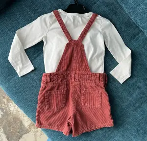 Комбинезон вельветовый next и лонгслив