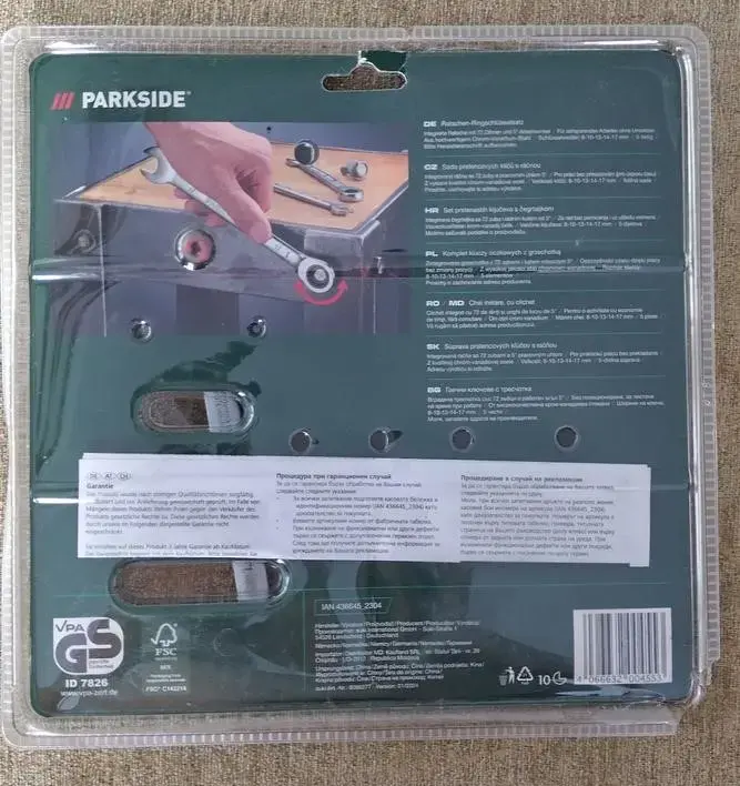 Ручной инструмент - Набор комбинированных трещоточных ключей PARKSIDE - Вся Беларусь - Фото 3 Набор комбинированных трещоточных ключей PARKSIDE - Вся Беларусь - 237333 - Доска объявлений Kupika.by - Фото 3