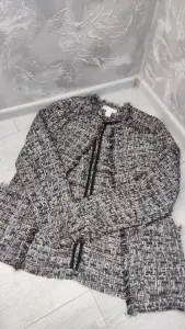H&M Твидовый Пиджак