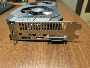 ASUS TUF GTX 1650 4GB GDDR6 — тихая, обслужена