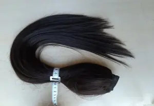 Тресс из натуральных волос на заколках