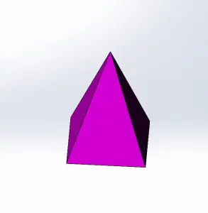 Пирамида строим в начертательной геометрии