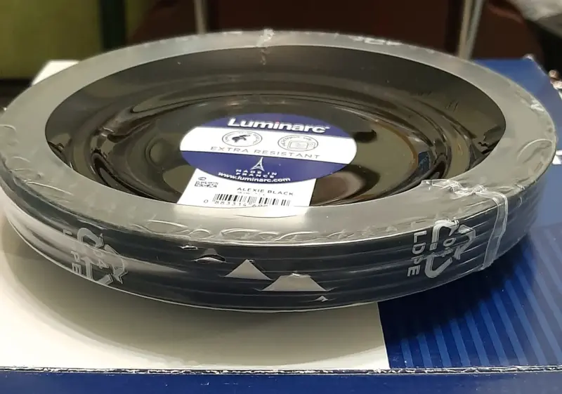 Набор тарелок Luminarc Carine Black/White (Франция, 18 шт.) - Уваровичи - 238369 - Доска объявлений Kupika.by - Фото 3