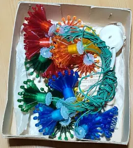 Ёлочная гирлянда 'Снежинка' СССР