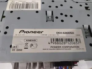 CD/MP3-ресивер с USB Pioneer DEH-6300SD