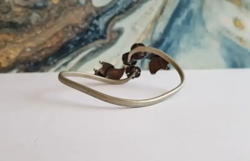 Редкий, винтажный браслет- кафф 'Розы' 1980г, СССР - Вся Беларусь - 236672 - Доска объявлений Kupika.by - Фото 4