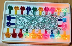 Ёлочная гирлянда 'Льдинка' СССР