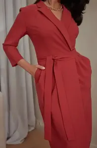 Платье на запах офисное вечернее (Vittoria Vicci)