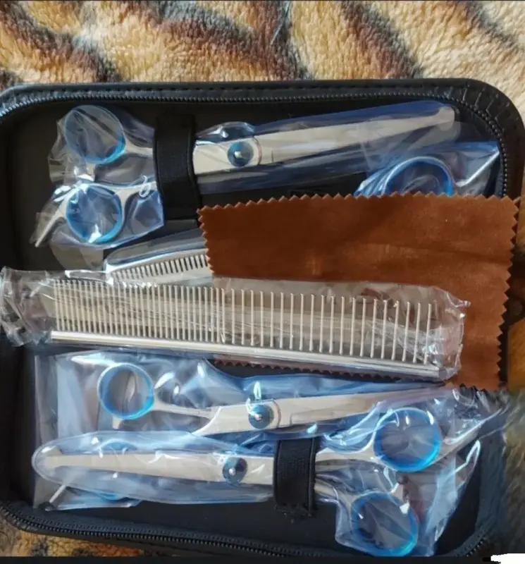 Набор ножниц для стрижки животных