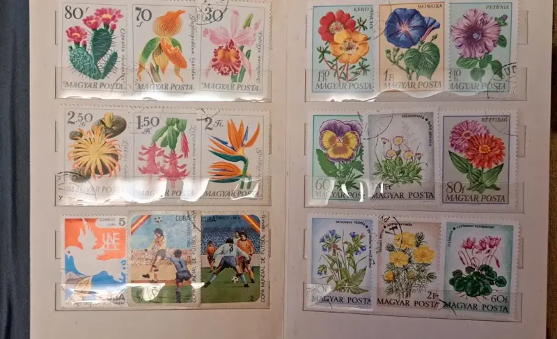 Альбом с марками-42шт: цветы, птицы, спорт, живопись - Вся Беларусь - 236550 - Доска объявлений Kupika.by - Фото 4