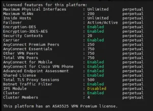 Межсетевой экран Cisco ASA 5525-X V05