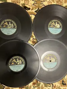 Пластинки патефонные . Царская Россия