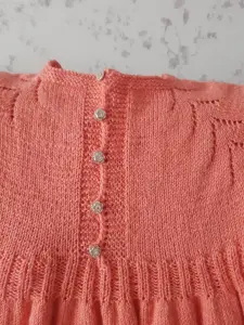 платье вязанное, ручная работа