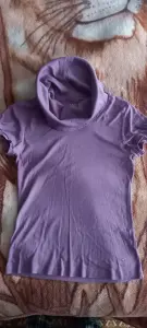 Майка с объёмным воротником