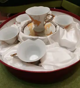 КОФЕЙНЫЙ СЕРВИЗ YAMASEN FINE PORCELAIN (ЯПОНИЯ)