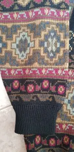 Винтажный двубортный кардиган в стиле 90-х