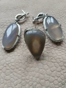 Набор ювелирный из агата