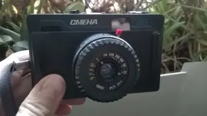 Смена-35 шкальный советский фотоаппарат