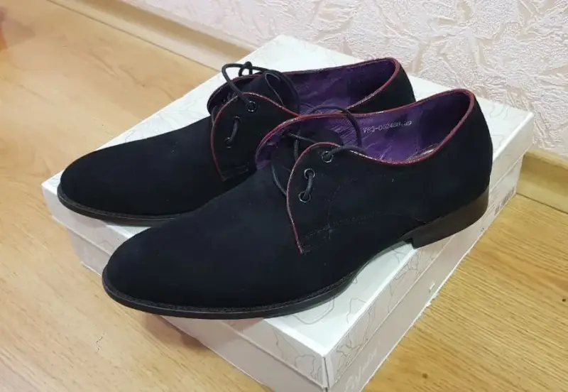 Зимняя, летняя и демисезонная обувь - Мужские полуботинки туфли дерби чёрные, велюр, размер 39, 40 - Вся Беларусь - Фото 2 Мужские полуботинки туфли дерби чёрные, велюр, размер 39, 40 - Вся Беларусь - 237592 - Доска объявлений Kupika.by - Фото 2