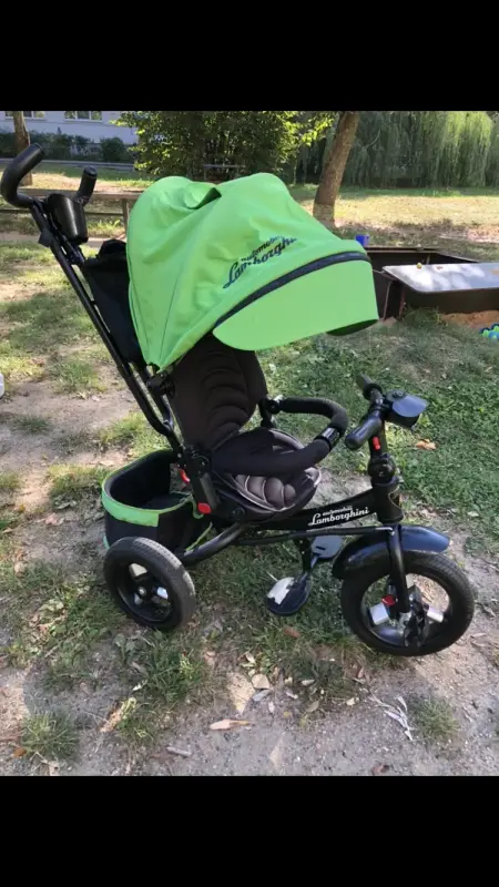 Велосипед с ручкой Lomborghini