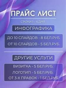 Инфографика для маркетплейсов Wildberries/Ozon