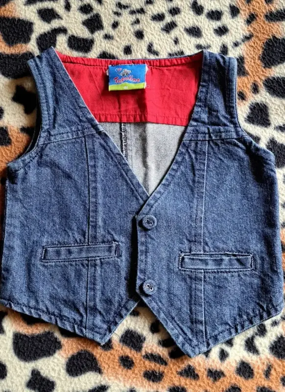 Жилетка джинсовая на 1.5-2г, р.86, как новая