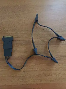 Разветвитель Sata -> 4 Sata 45 см